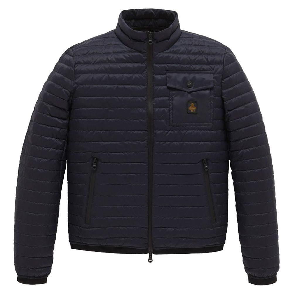 Refrigiwear Blue Nylon Men Jacket - Hilstor