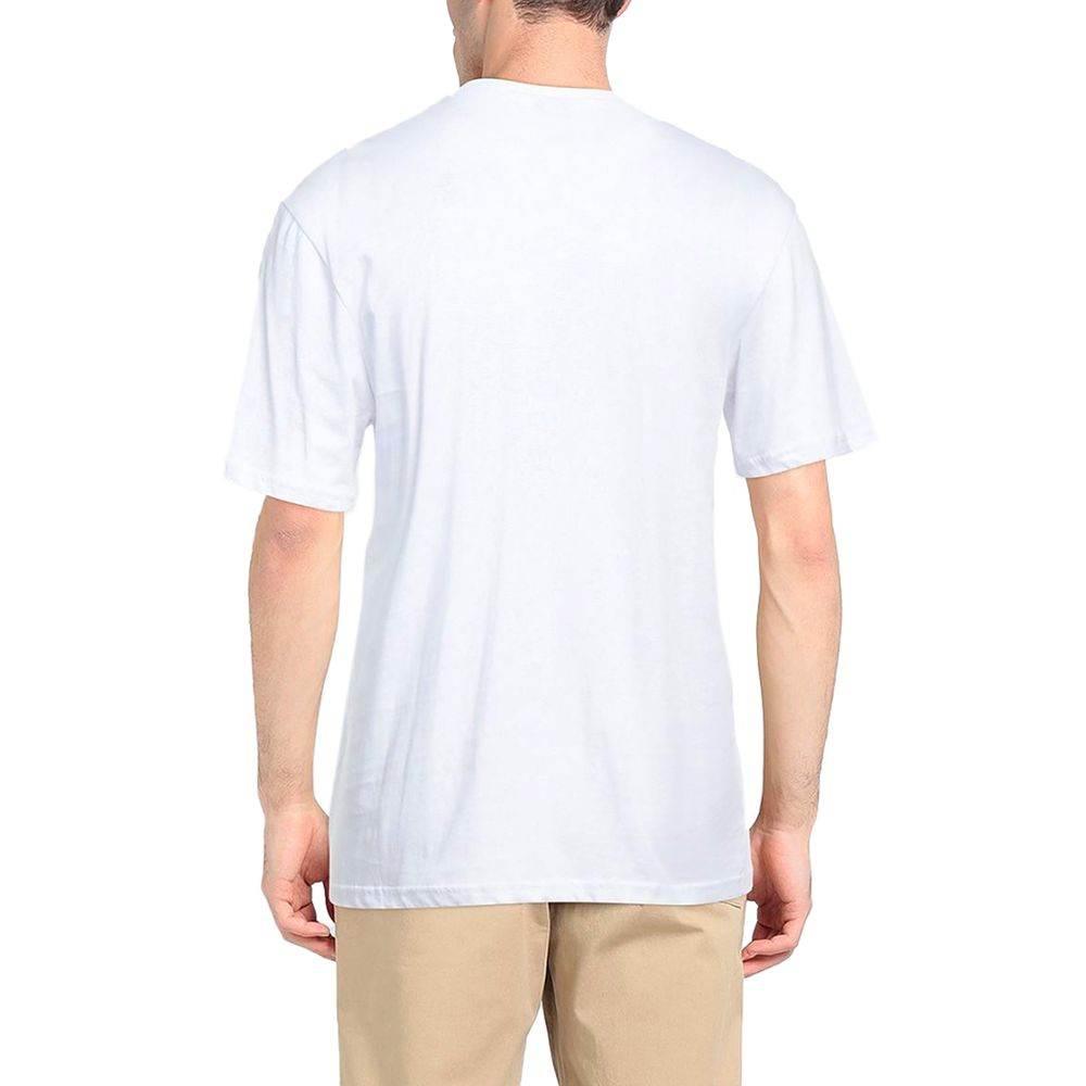 North Sails Elegant White Cotton Tee with Chest Print - Hilstor