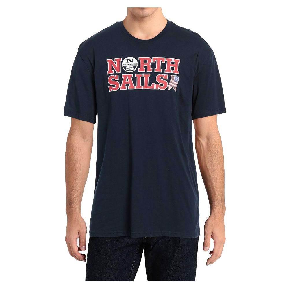 North Sails Nautical Nostalgia Navy Cotton Tee - Hilstor