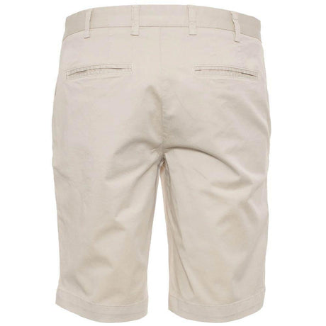 Refrigiwear Elegant Beige Bermuda Shorts with Logo Patch - Hilstor