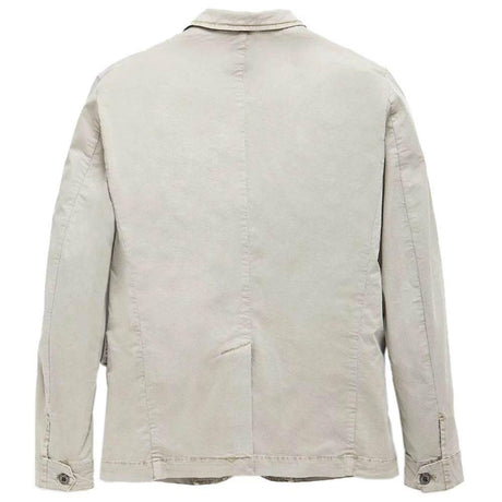 Refrigiwear Beige Cotton Men Jacket - Hilstor