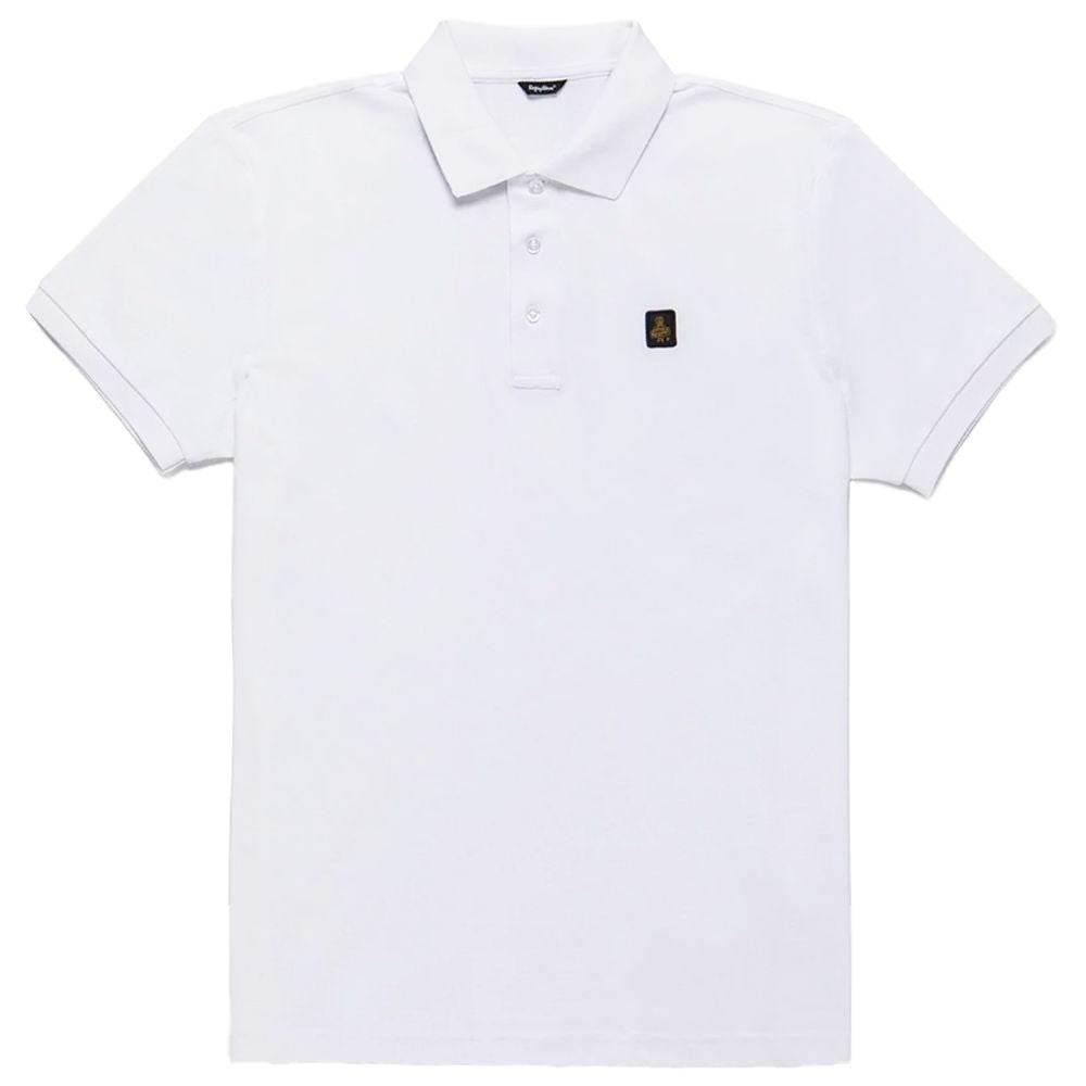 Refrigiwear Elegant White Polo with Embroidered Logo - Hilstor