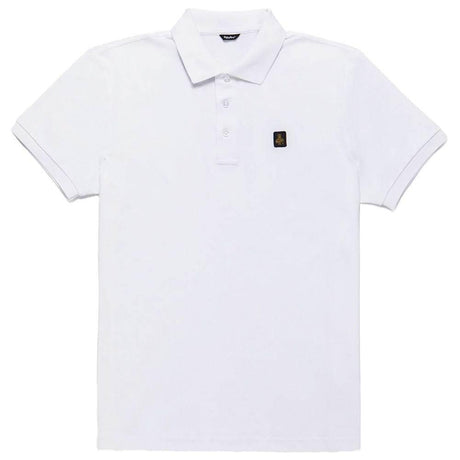 Refrigiwear Elegant White Polo with Embroidered Logo - Hilstor