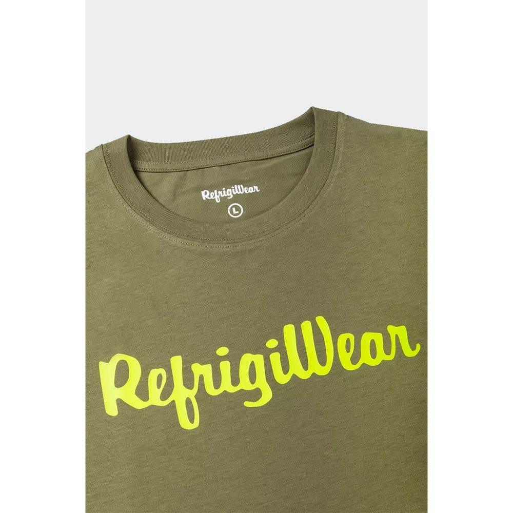 Refrigiwear Army Cotton Tee with Contrast Logo - Hilstor