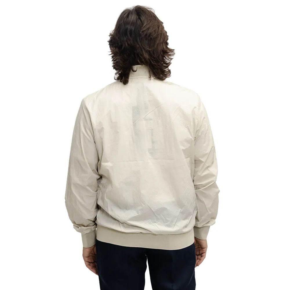 Refrigiwear Beige Nylon Men Bomber Jacket - Hilstor