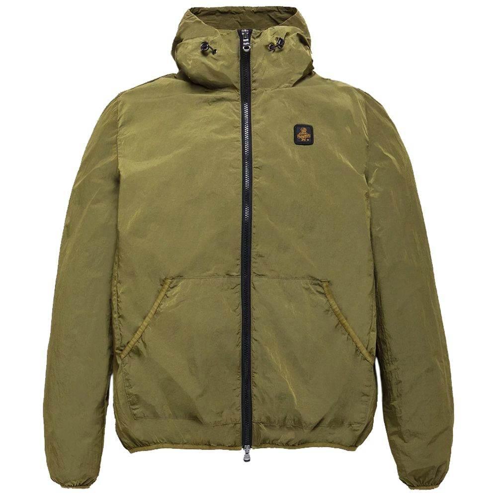 Refrigiwear Green Nylon Men Jacket - Hilstor