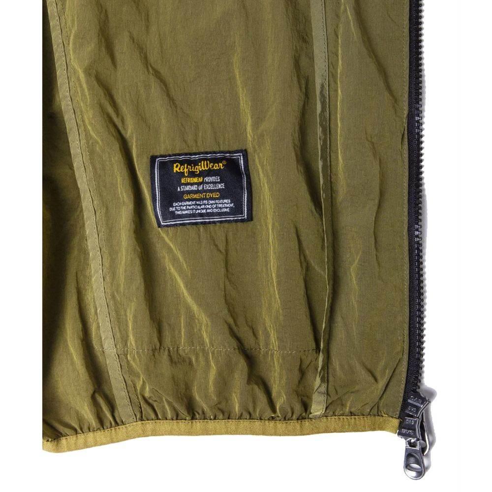 Refrigiwear Green Nylon Men Jacket - Hilstor