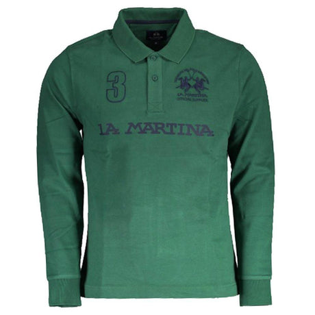 La Martina Elegant Long-Sleeved Jersey Polo - Hilstor