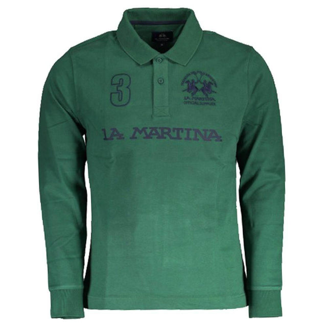 La Martina Elegant Long-Sleeved Jersey Polo - Hilstor