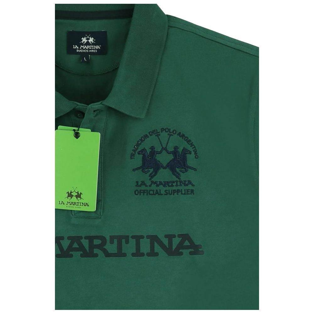 La Martina Elegant Long-Sleeved Jersey Polo - Hilstor