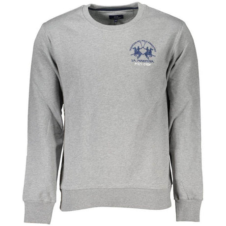 La Martina Embroidered Cotton Crewneck Sweater - Hilstor