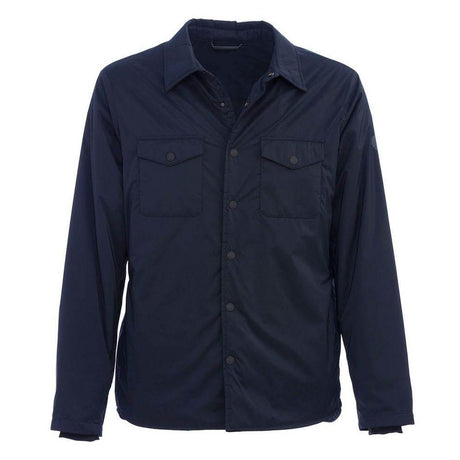 People Of Shibuya Chic Technical Fabric Jacket with Button Closure - Hilstor