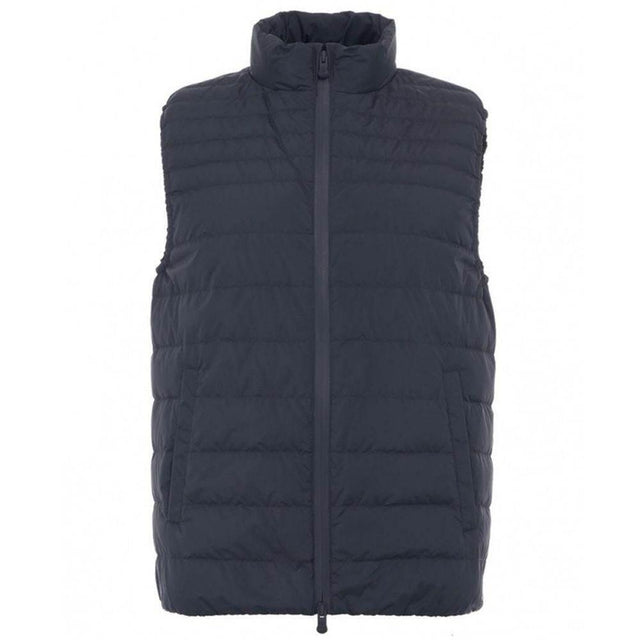 People Of Shibuya Blue Polyester Men Vest - Hilstor