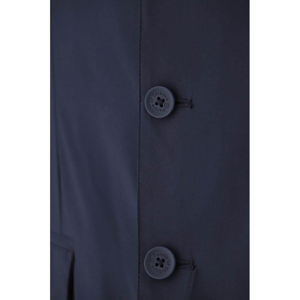 People Of Shibuya Elegant Water-Repellent Blue Jacket - Hilstor