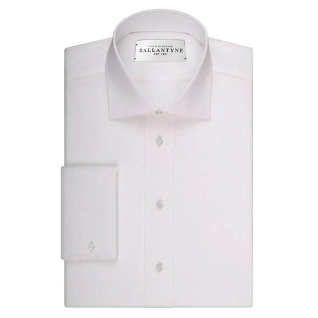 Ballantyne White Cotton Men's Shirt - Hilstor