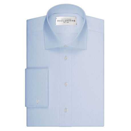 Ballantyne Blue Cotton Men Shirt - Hilstor