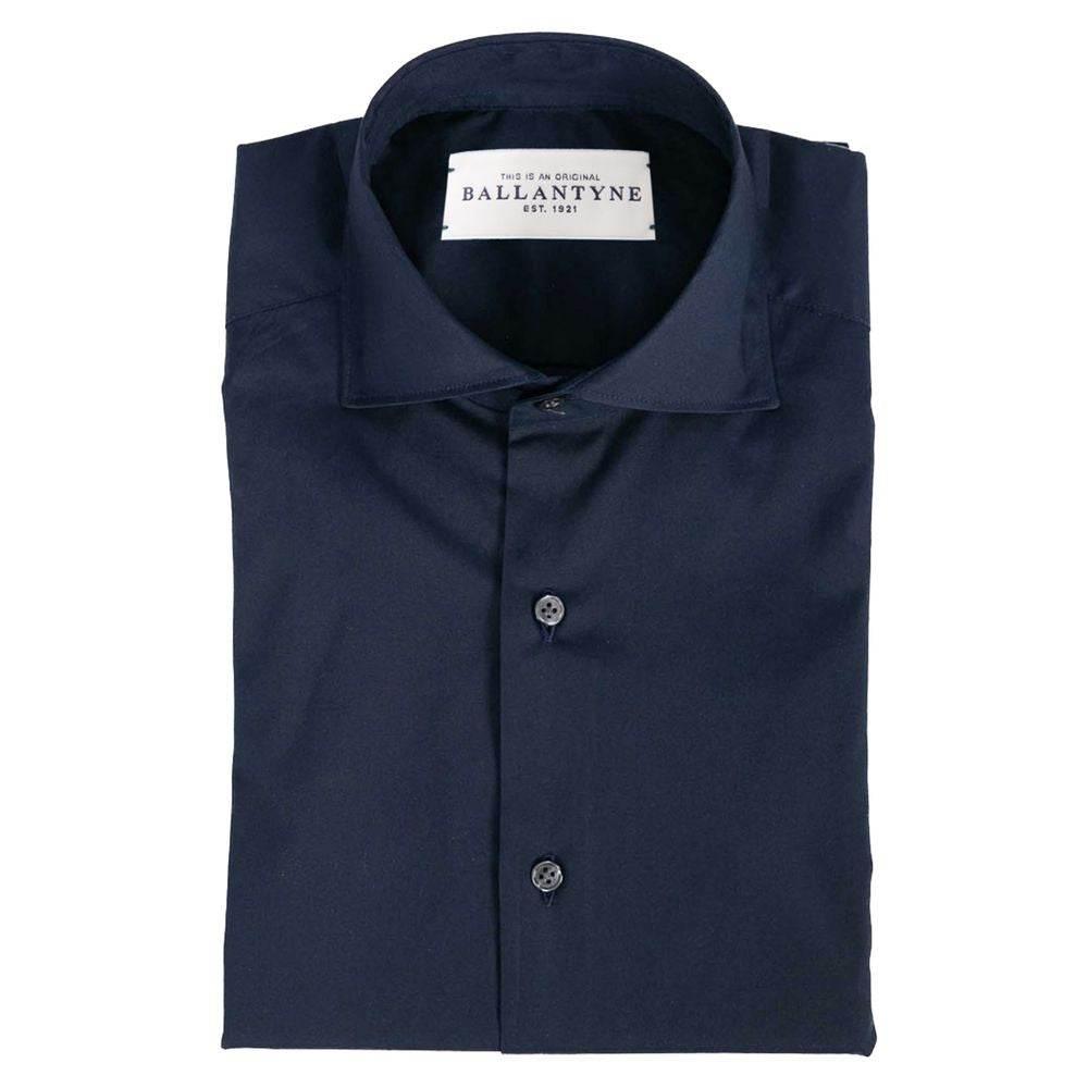 Ballantyne Blue Cotton Men's Shirt - Hilstor