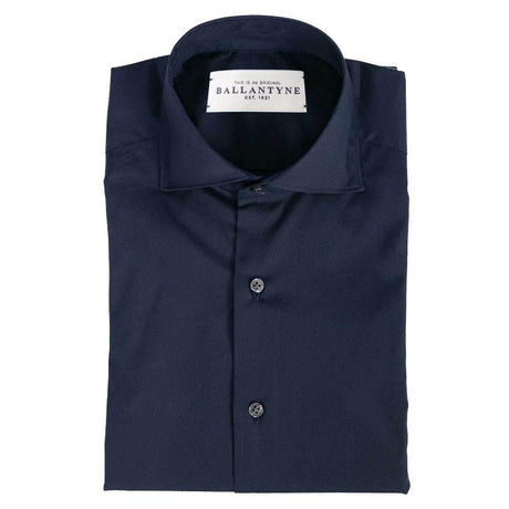 Ballantyne Blue Cotton Men's Shirt - Hilstor