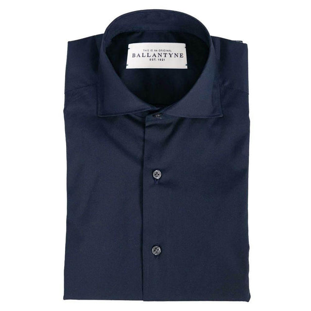 Ballantyne Blue Cotton Men's Shirt - Hilstor