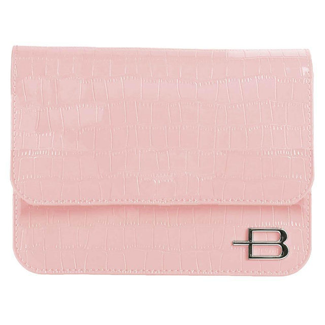 Baldinini Trend Pink Calfskin Women Clutch - Hilstor