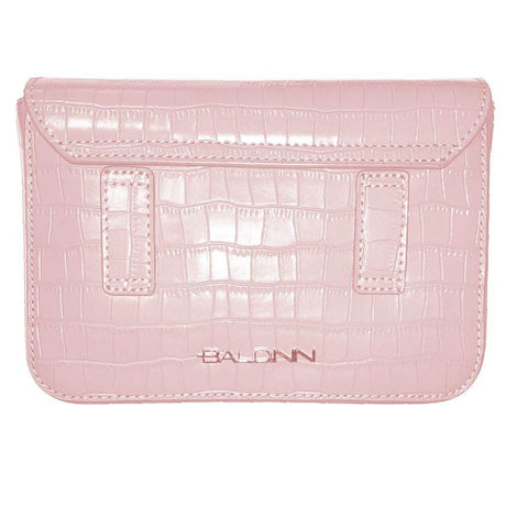 Baldinini Trend Pink Calfskin Women Clutch - Hilstor