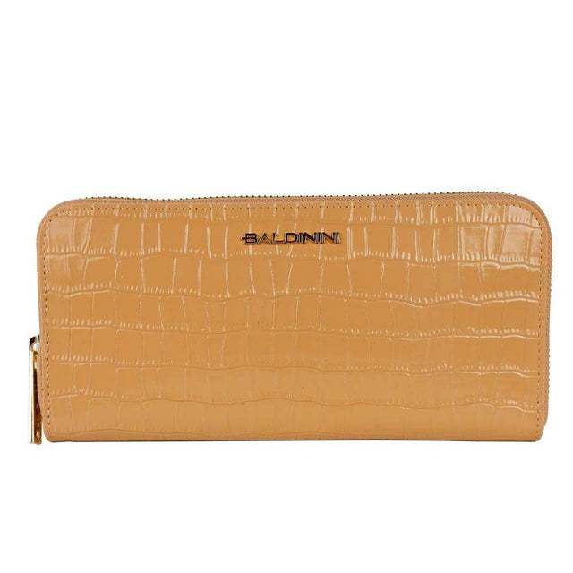 Baldinini Trend Elegant Croco Print Leather Wallet - Hilstor