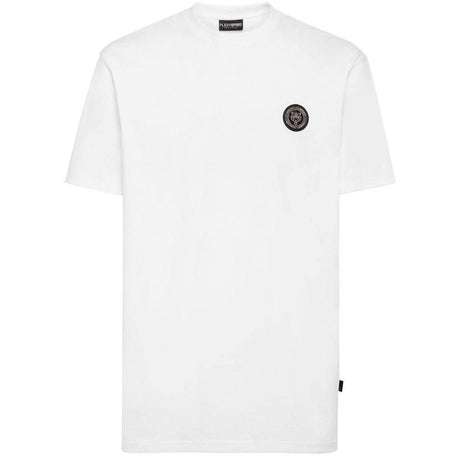 Plein Sport White Cotton Men's T-Shirt - Hilstor