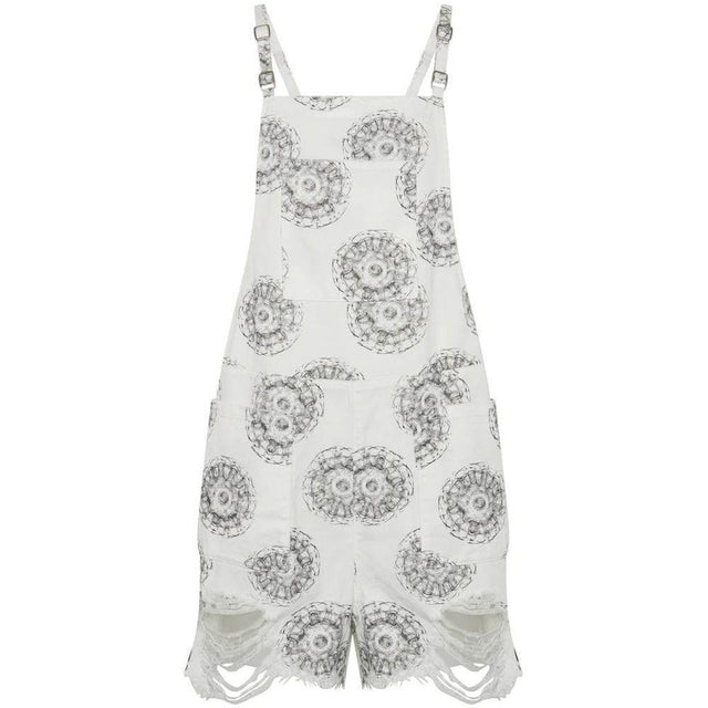 One Teaspoon Chic Denim Shoulder Pad Dress - Hilstor