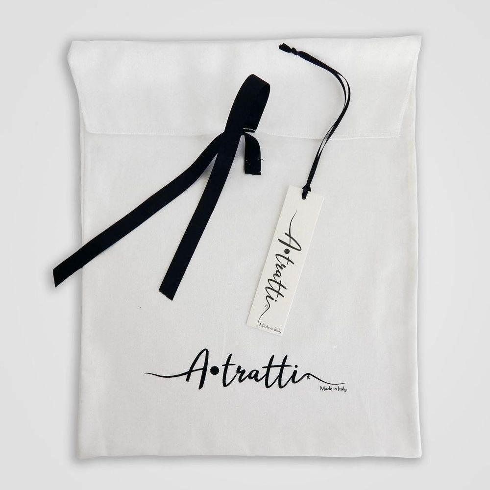 A.Tratti Elegant White Stretch Viscose Tee - Hilstor