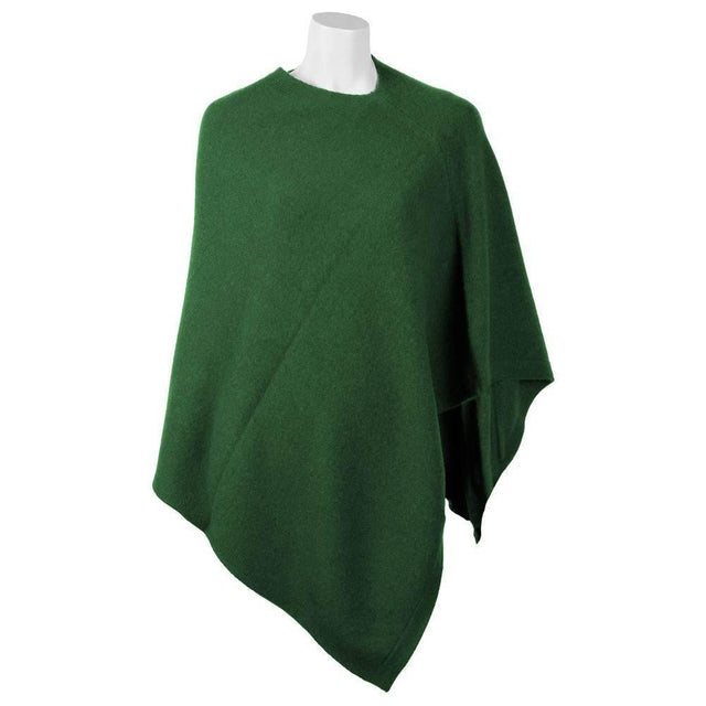 Emilio Romanelli Exquisite Cashmere V-Neck Poncho - Hilstor