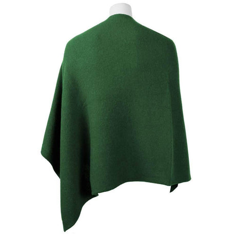 Emilio Romanelli Exquisite Cashmere V-Neck Poncho - Hilstor
