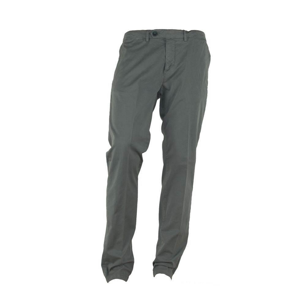 Made in Italy Elegant Summer Italian Cotton Trousers - Hilstor