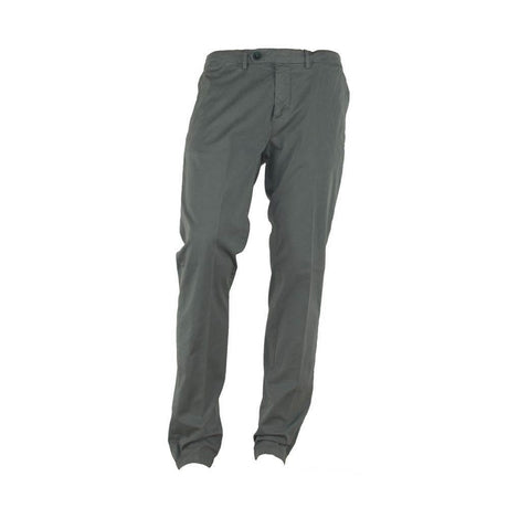 Made in Italy Elegant Summer Italian Cotton Trousers - Hilstor