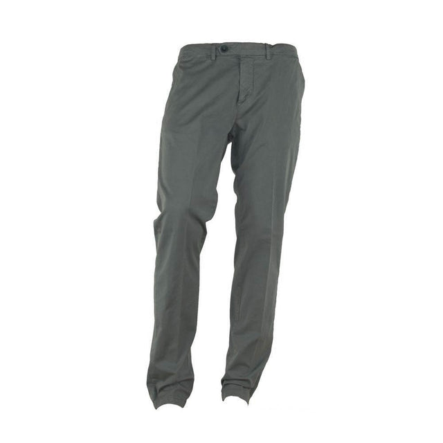 Made in Italy Elegant Summer Italian Cotton Trousers - Hilstor