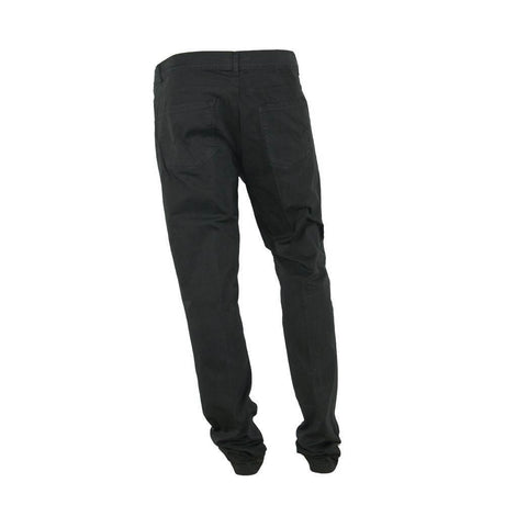 Made in Italy Black Cotton Men's Trouser - Hilstor