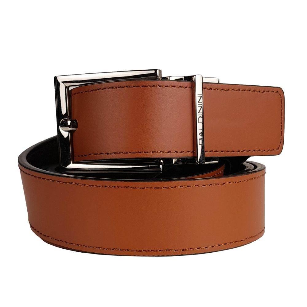 Baldinini Trend Brown Calfskin Men Belt - Hilstor