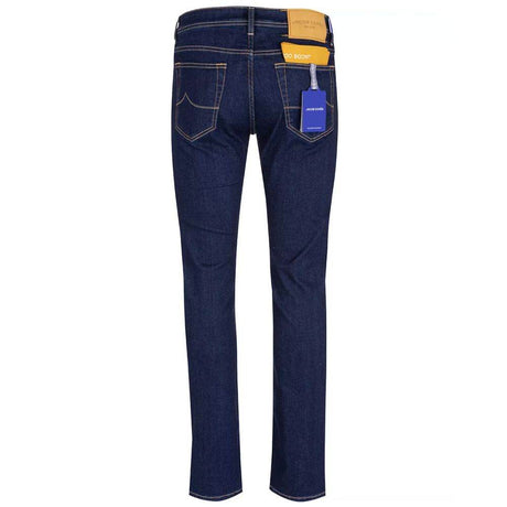 Jacob Cohen Elegant Dark Blue Bard Jeans - Hilstor