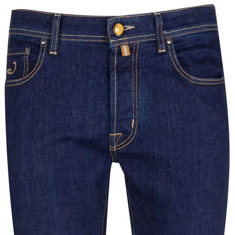 Jacob Cohen Elegant Dark Blue Bard Jeans - Hilstor