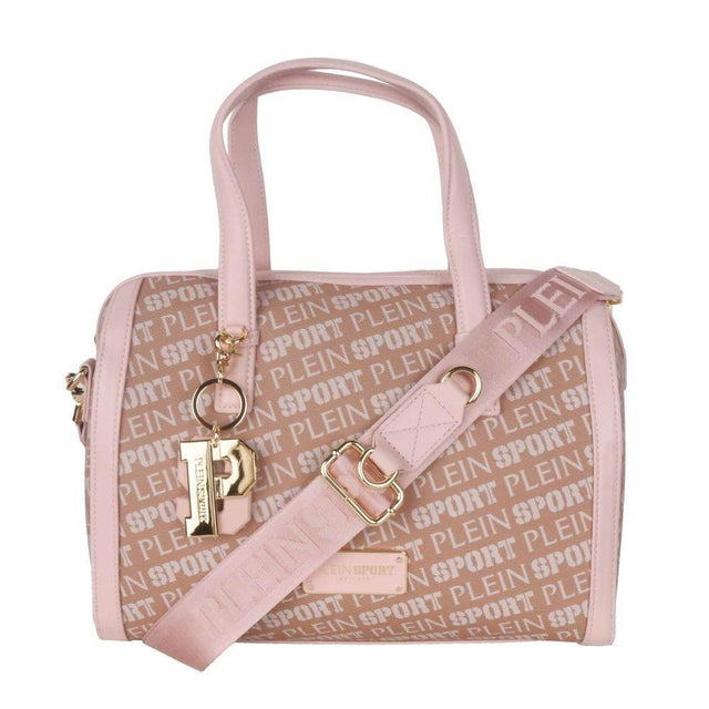 Plein Sport Chic Pink Eco-Leather Crossbody Bag - Hilstor