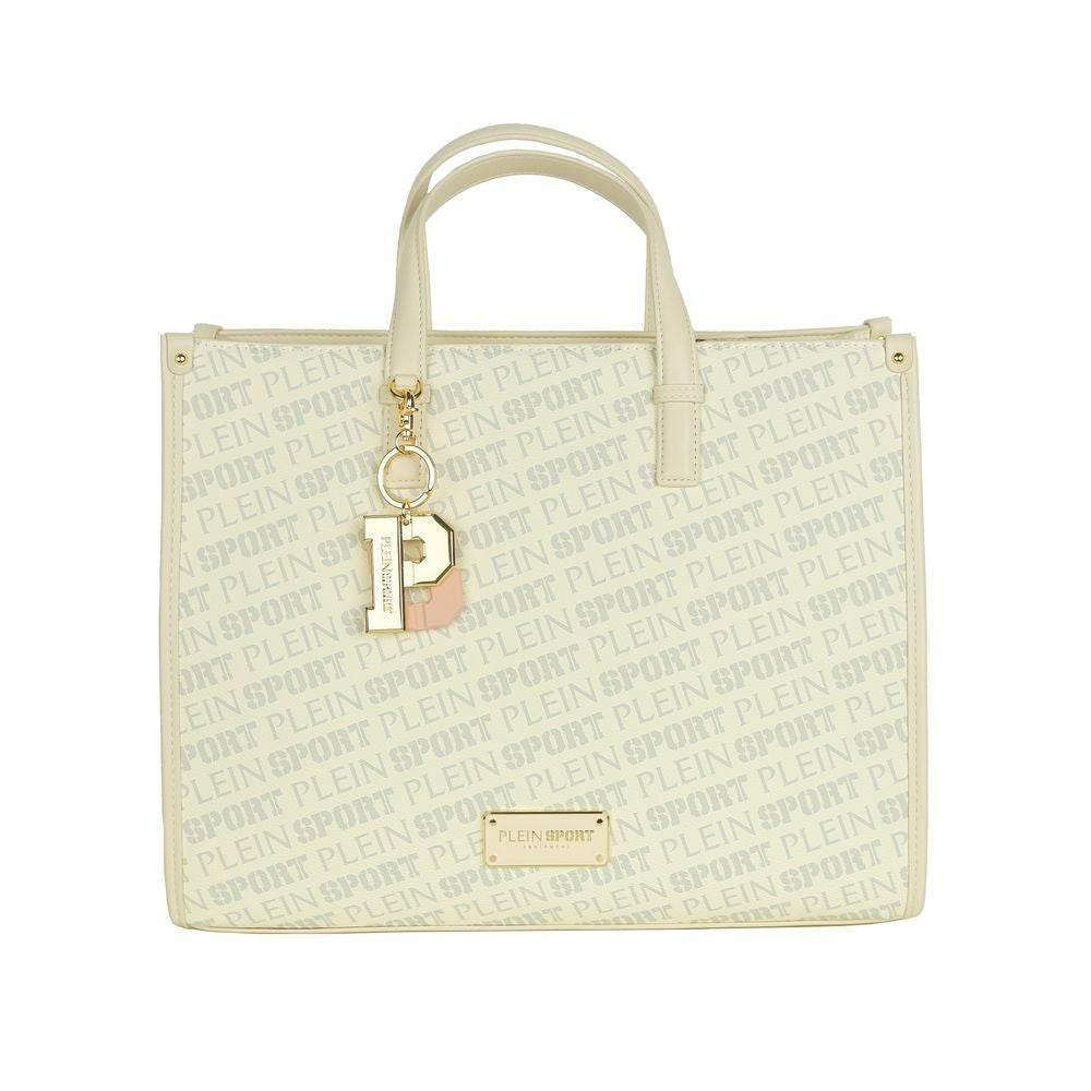 Plein Sport White Polyamide Women Shoulder Bag - Hilstor