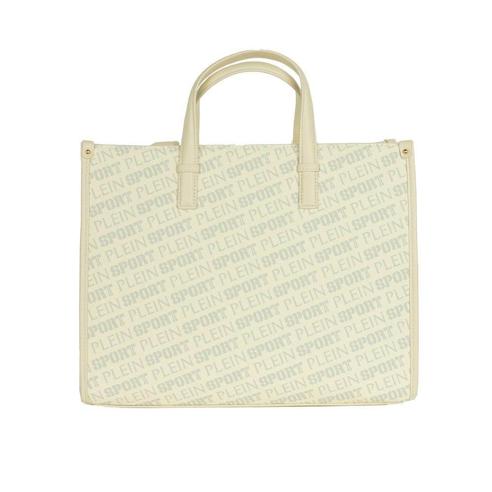 Plein Sport White Polyamide Women Shoulder Bag - Hilstor