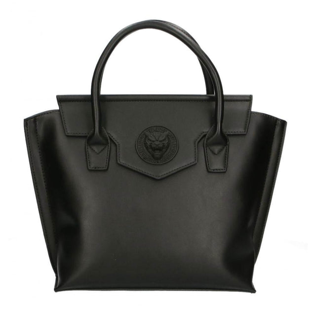 Plein Sport Elegant Black Magnetic Handbag - Hilstor