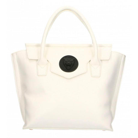 Plein Sport Elegant White Handbag With Magnetic Closure - Hilstor