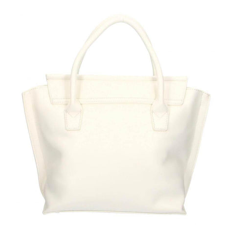 Plein Sport Elegant White Handbag With Magnetic Closure - Hilstor