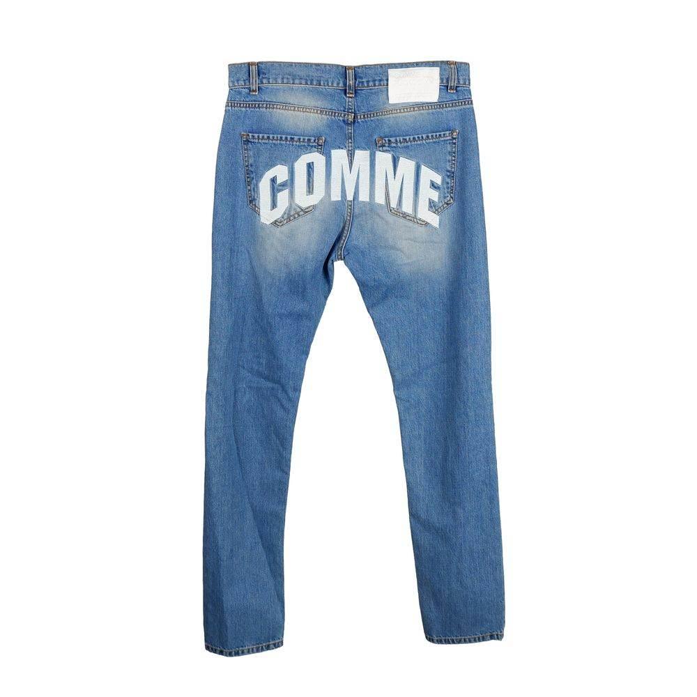 Comme Des Fuckdown Blue Cotton Men's Jeans - Hilstor
