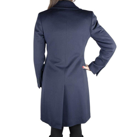 Made in Italy Blue Wool Women Coat - Hilstor