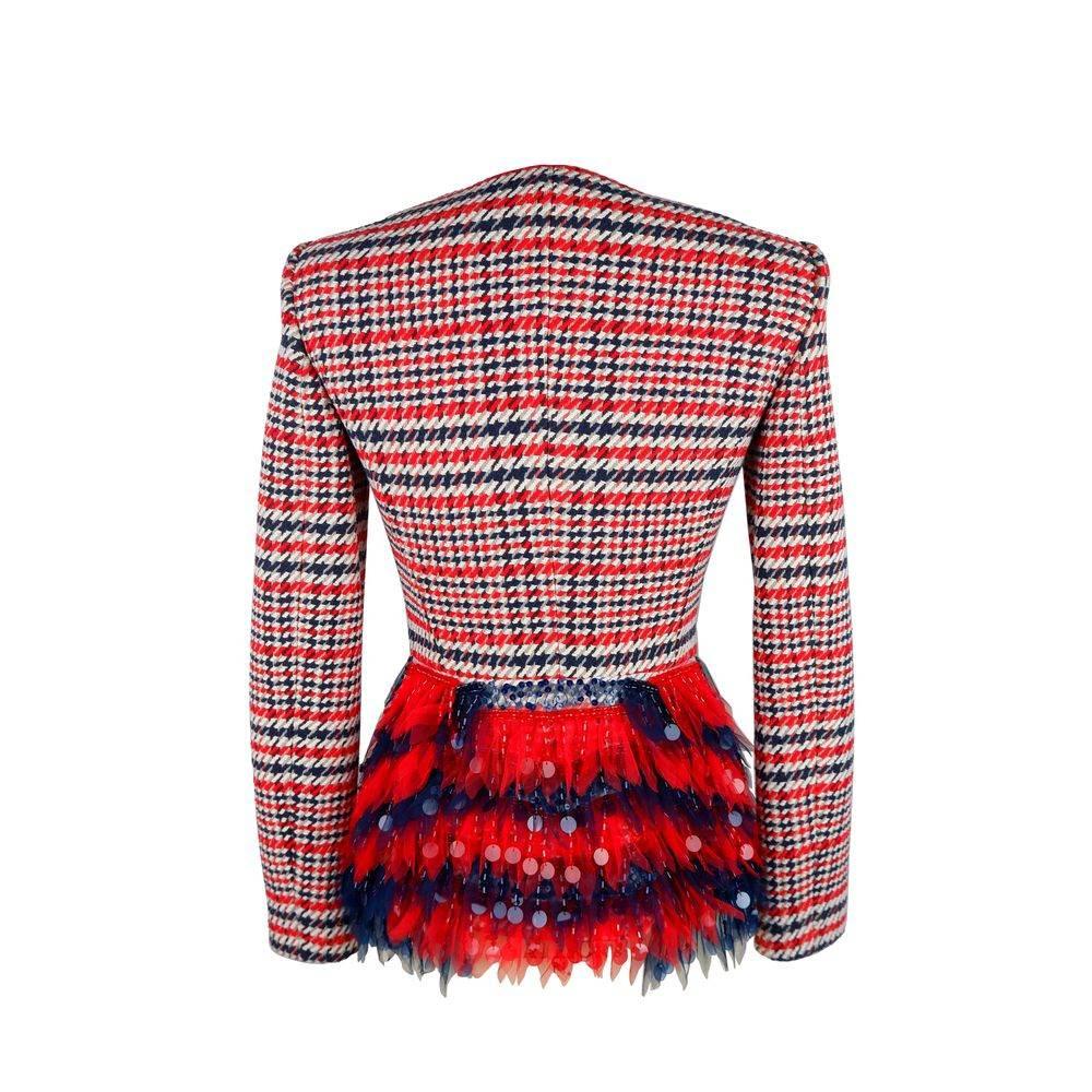 Elisabetta Franchi Red Cotton Women Blazer - Hilstor