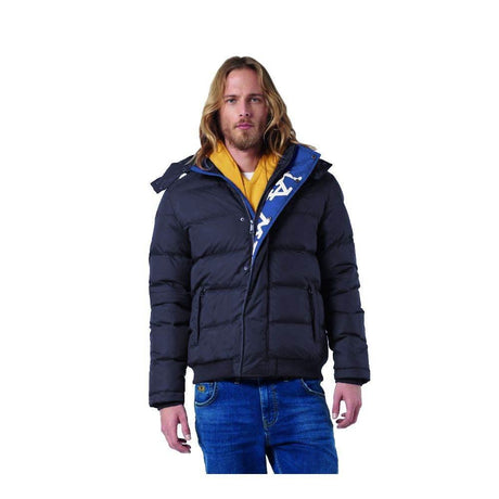 La Martina Blue Nylon Men's Jacket - Hilstor