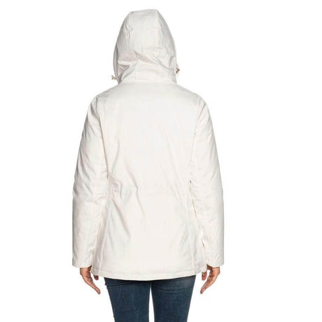 Yes Zee White Polyester Women's Jacket - Hilstor