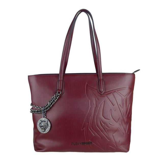 Plein Sport Red Polyethylene Women Shoulder Bag - Hilstor